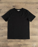 Merz b. Schwanen 1950s Organic Cotton Loopwheel Tee - Deep Black