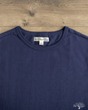 Merz b. Schwanen 1950s Organic Cotton Loopwheel Tee - Ink Blue
