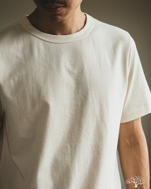 Merz b. Schwanen - 214 2-Thread Relaxed Crew Neck Tee - Nature