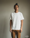 Merz b. Schwanen 214 2-Thread Relaxed Crew Neck Tee - White