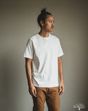 Merz b. Schwanen 214 2-Thread Relaxed Crew Neck Tee - White