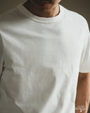 Merz b. Schwanen 214 2-Thread Relaxed Crew Neck Tee - White