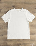 Merz b. Schwanen 214 2-Thread Relaxed Crew Neck Tee - White