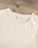 Merz b. Schwanen 215 2-Thread Organic Cotton Crew Neck Tee - Nature