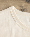 Merz b. Schwanen 215 2-Thread Organic Cotton Crew Neck Tee - Nature
