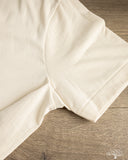 Merz b. Schwanen 215 2-Thread Organic Cotton Crew Neck Tee - Nature