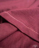 215 2-Thread Organic Cotton Crew Neck Tee - Ruby Red