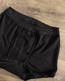 Merz b. Schwanen 254 Loopwheel Underwear Boxer Briefs - Deep Black