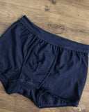 Merz b. Schwanen 254 Loopwheel Underwear Boxer Briefs - Ink Blue