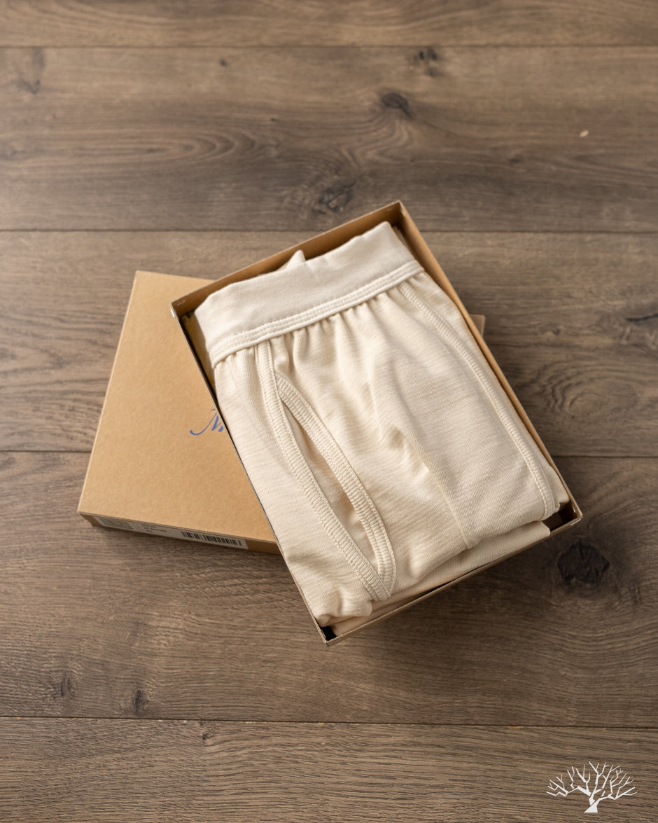 Merz b. Schwanen 254 Loopwheel Underwear Boxer Briefs - Nature