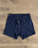 Merz b. Schwanen 255 Loopwheel Underwear Boxer Briefs - Ink Blue