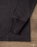 Merz b. Schwanen 2M06 Vintage Machine Refined Long Sleeve Henley - Charcoal