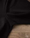 Merz b. Schwanen 2M06 Vintage Machine Refined Long Sleeve Henley - Deep Black