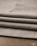 Merz b. Schwanen 2M06 Vintage Machine Refined Long Sleeve Henley - Grey Melange