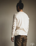 Merz b. Schwanen 2M06 Vintage Machine Refined Long Sleeve Henley - Nature