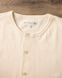 Merz b. Schwanen 2M06 Vintage Machine Refined Long Sleeve Henley - Nature