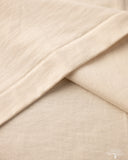 Merz b. Schwanen 2M06 Vintage Machine Refined Long Sleeve Henley - Nature