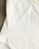 Merz b. Schwanen 2M06 Vintage Machine Refined Long Sleeve Henley - White