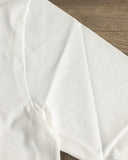 Merz b. Schwanen 2M06 Vintage Machine Refined Long Sleeve Henley - White