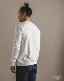 Merz b. Schwanen 2M06 Vintage Machine Refined Long Sleeve Henley - White