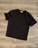 Merz b. Schwanen 2M15C Sturdy Jersey Cropped T-Shirt - Black