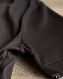 Merz b. Schwanen 2M15C Sturdy Jersey Cropped T-Shirt - Black