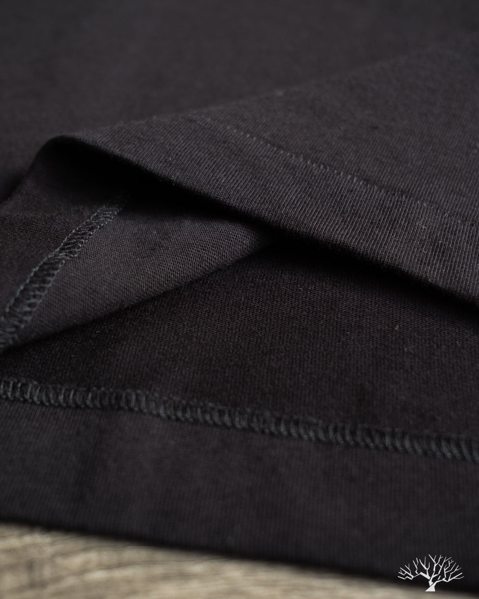 Merz b. Schwanen 2M15C Sturdy Jersey Cropped T-Shirt - Black