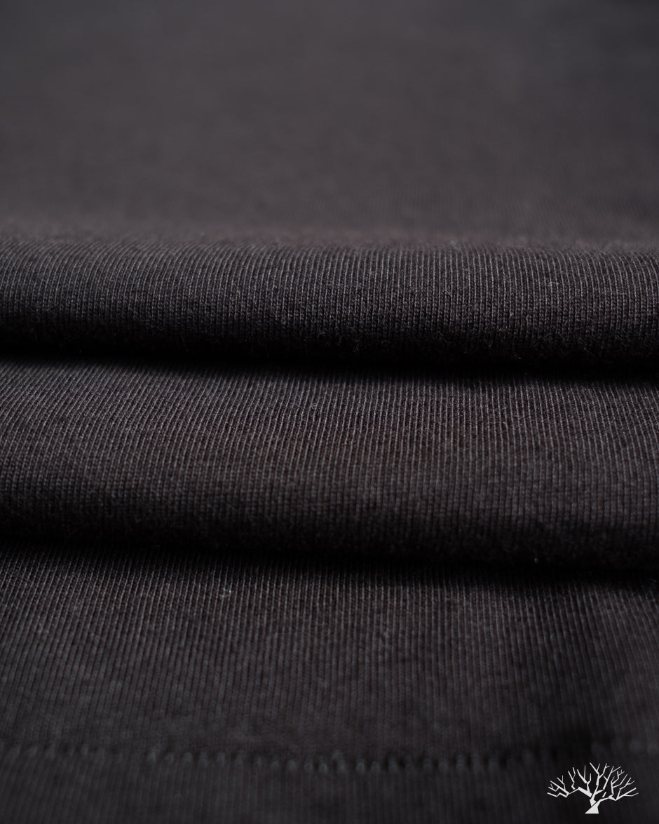 Merz b. Schwanen 2M15C Sturdy Jersey Cropped T-Shirt - Black