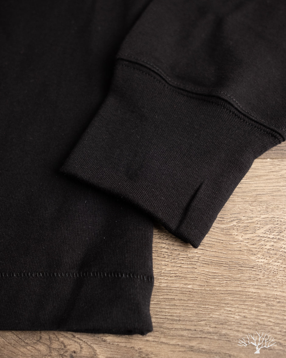 Merz b. Schwanen 2M15LS Sturdy Jersey Long-Sleeve T-Shirt - Deep Black