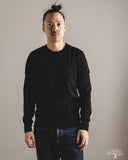 Merz b. Schwanen 2M15LS Sturdy Jersey Long-Sleeve T-Shirt - Deep Black