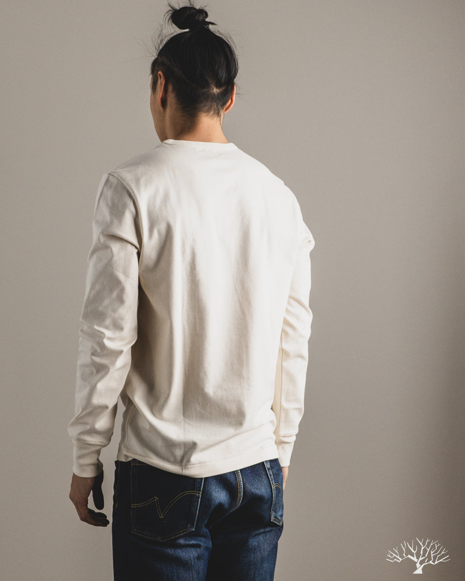 Merz b. Schwanen 2M15LS Sturdy Jersey Long-Sleeve T-Shirt - Nature