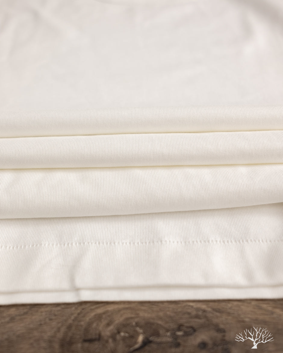 Merz b. Schwanen 2M15LS Sturdy Jersey Long-Sleeve T-Shirt - White