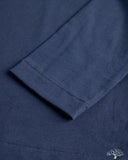 Merz b. Schwanen 2M16LS Cropped Vintage Machine Long-Sleeve Henley - Ink Blue
