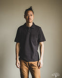 Merz b. Schwanen 2PKPL - Loopwheel Relaxed Fit Pikée Short Sleeve Polo Shirt - Charcoal