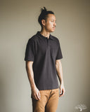 Merz b. Schwanen 2PKPL - Loopwheel Relaxed Fit Pikée Short Sleeve Polo Shirt - Charcoal