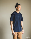 Merz b. Schwanen 2PKPL - Loopwheel Relaxed Fit Pikée Short Sleeve Polo Shirt - Ink Blue