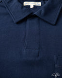 Merz b. Schwanen 2PKPL - Loopwheel Relaxed Fit Pikée Short Sleeve Polo Shirt - Ink Blue