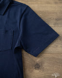 Merz b. Schwanen 2PKPL - Loopwheel Relaxed Fit Pikée Short Sleeve Polo Shirt - Ink Blue
