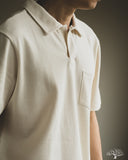Merz b. Schwanen 2PKPL - Loopwheel Relaxed Fit Pikée Short Sleeve Polo Shirt - Nature