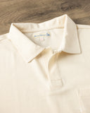 Merz b. Schwanen 2PKPL - Loopwheel Relaxed Fit Pikée Short Sleeve Polo Shirt - Nature