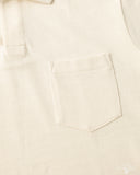 Merz b. Schwanen 2PKPL - Loopwheel Relaxed Fit Pikée Short Sleeve Polo Shirt - Nature