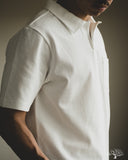 Merz b. Schwanen 2PKPL - Loopwheel Relaxed Fit Pikée Short Sleeve Polo Shirt - White