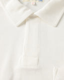 Merz b. Schwanen 2PKPL - Loopwheel Relaxed Fit Pikée Short Sleeve Polo Shirt - White