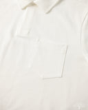 Merz b. Schwanen 2PKPL - Loopwheel Relaxed Fit Pikée Short Sleeve Polo Shirt - White