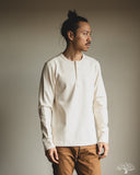 Merz b. Schwanen 2S08 Heavyweight Long-Sleeve Henley - Nature