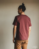 Merz b. Schwanen 2S14 Heavyweight Short Sleeve Tee - Burgundy