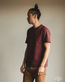 Merz b. Schwanen 2S14 Heavyweight Short Sleeve Tee - Burgundy