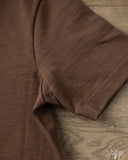 Merz b. Schwanen 2S14 Heavyweight Short Sleeve Tee - Chocolate