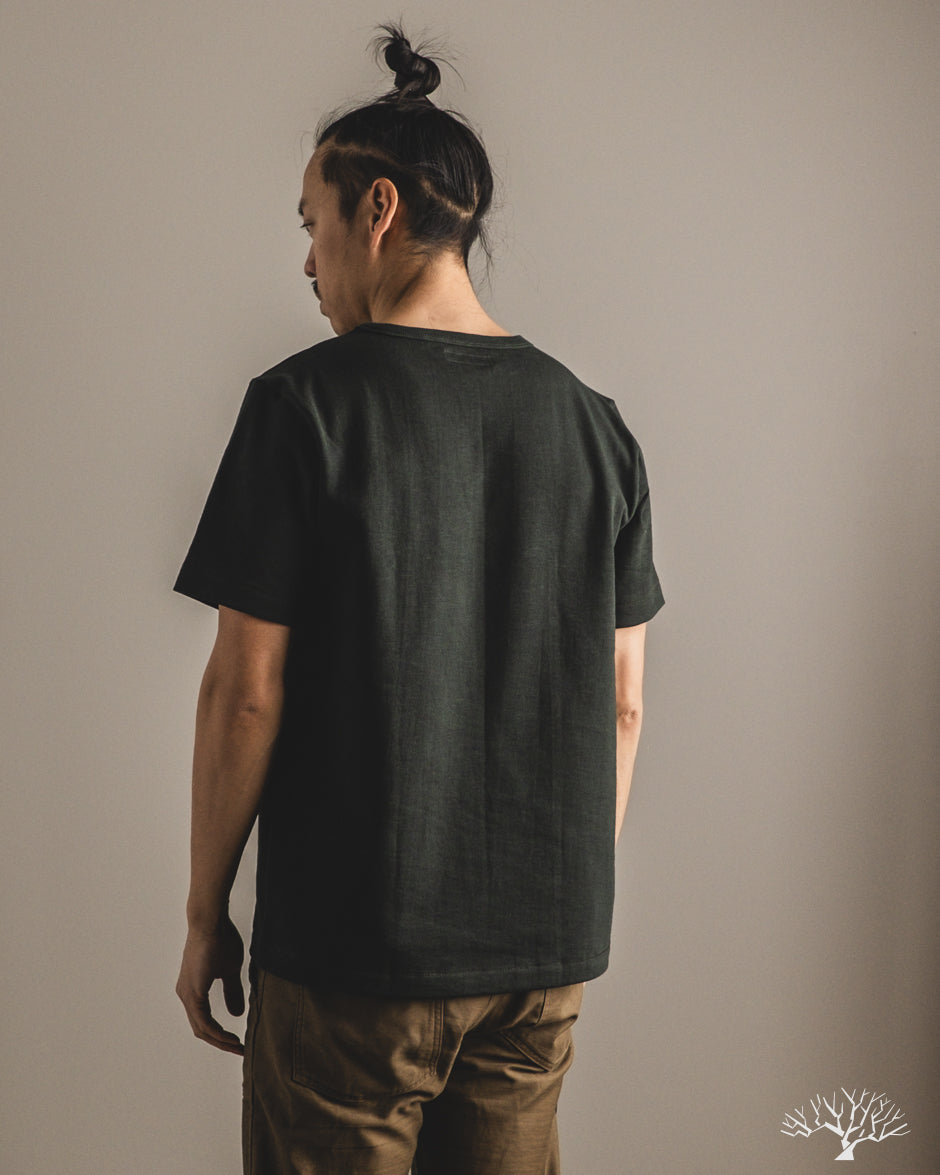 Merz b. Schwanen 2S14 Heavyweight Short Sleeve Tee - Forest