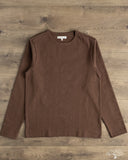 Merz b. Schwanen 2S18 Heavyweight Long-Sleeve Tee - Chocolate